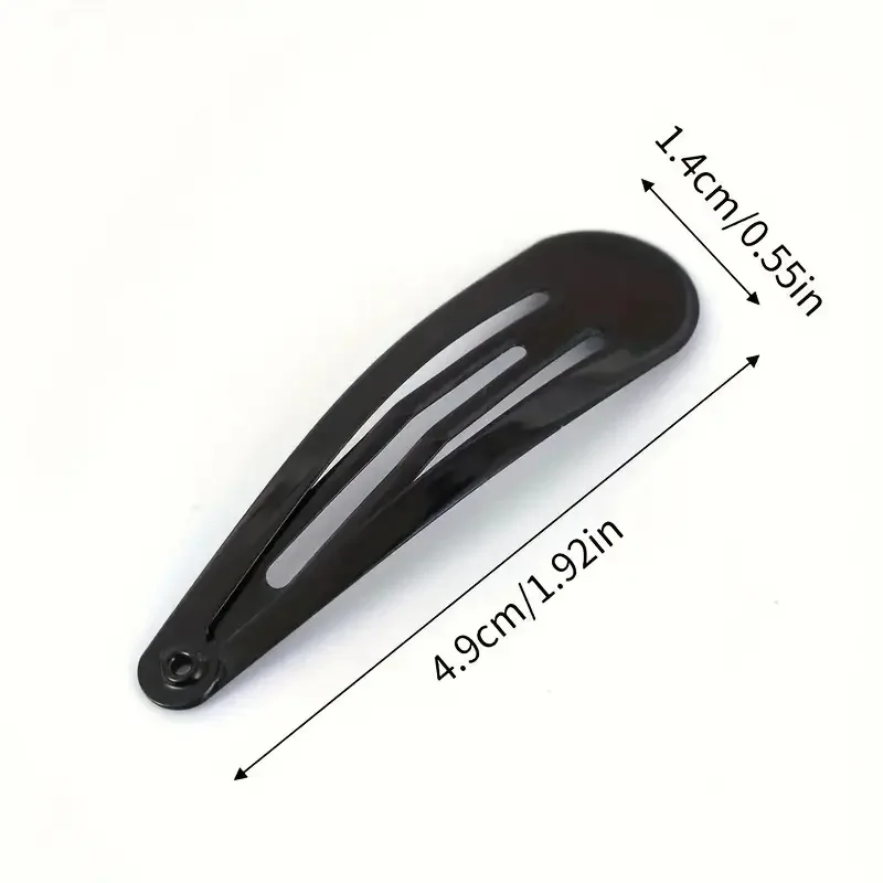 Black Hair Clips Adults Children Hair Accessories Tassel Clip Hair Tools Decorative Items 30pcs