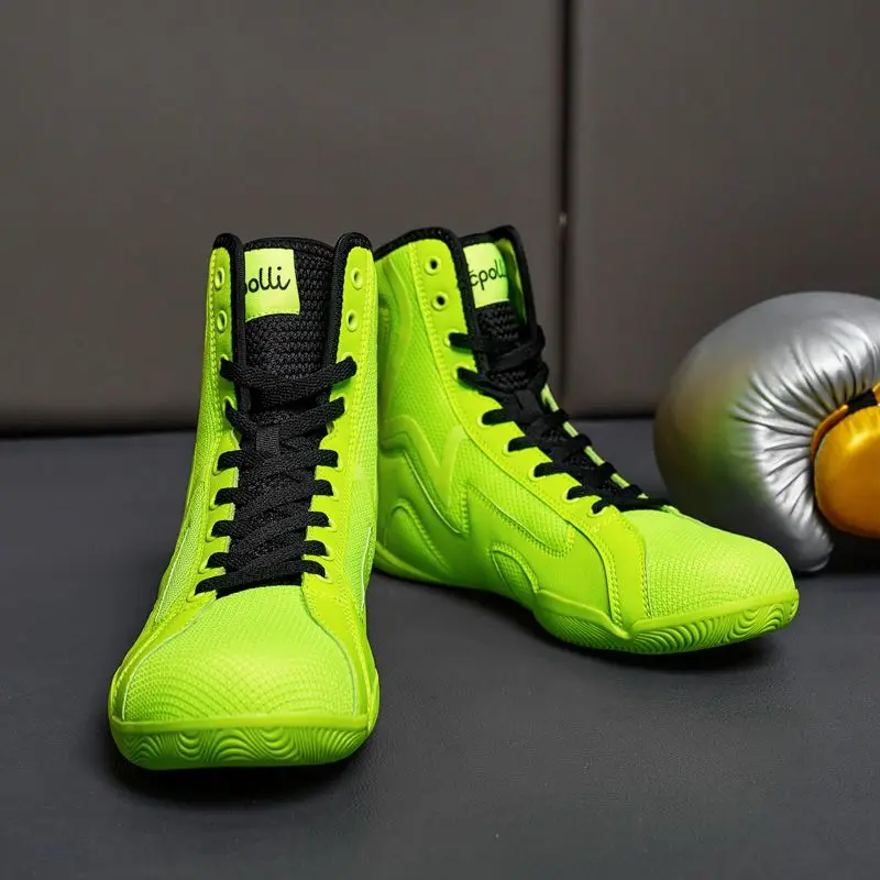

Professional Fighting Fighting Sneakers Competition Training Boxing Shoes Comfortable Wearable Wrestling Shoes