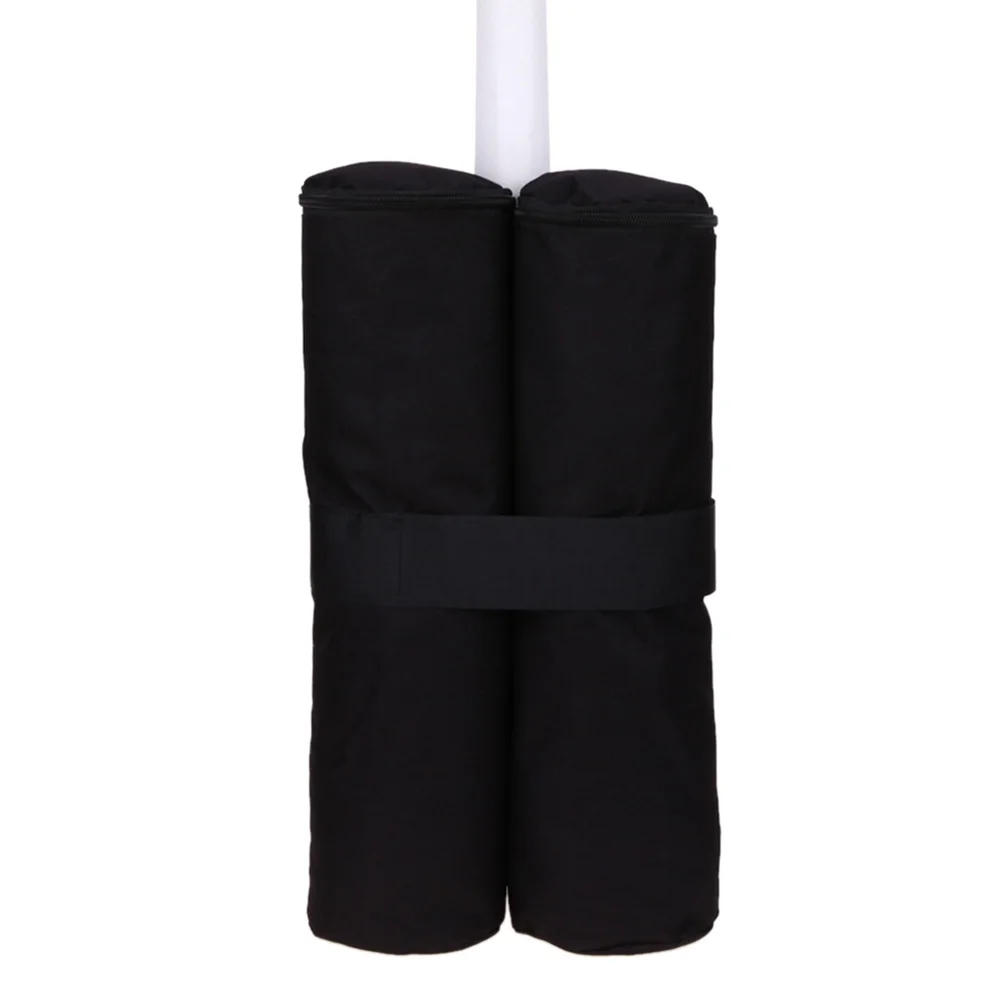 4pcs Canopy Weight Bags Heavy Duty Sand Bags For Instant Gazebo Stabilizer Outdoor Camping Beach Festival Sports Black - Image 3