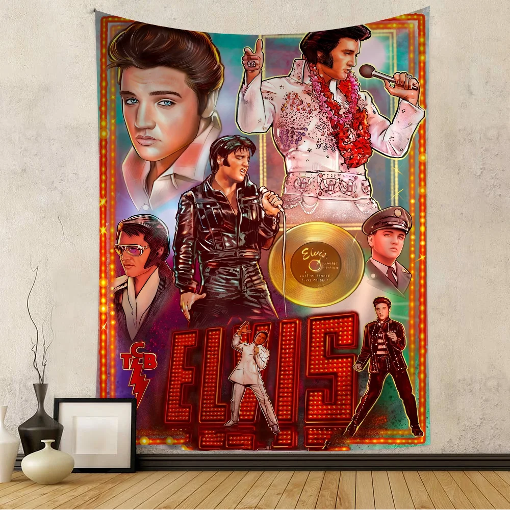 Elvis P-Presley DIY Wall Tapestry for Living Room Home Dorm Decor Wall Art Decor