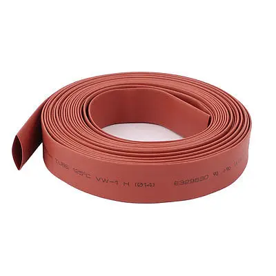 Red 14mm Dia Polyolefin 2:1 Heat Shrink Tubing Wire Wrap Cable Sleeve 6M 20Ft