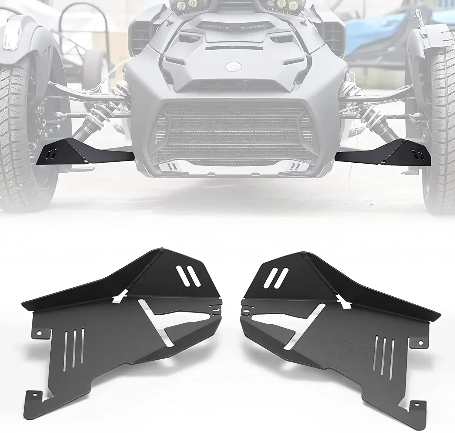 A & UTV PRO Ryker Splash Guards,Front A-Arm Protectors Aluminum for Can-Am Ryker All Models Accessories 219400863