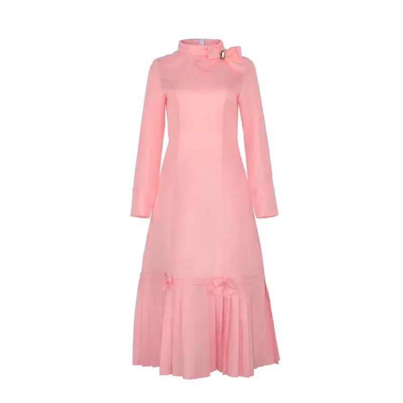 

zz04zz12Movie magic school witch cosplay costume dolres Umbridge women dress Halloween Carnival Party pink dresss adult skirt