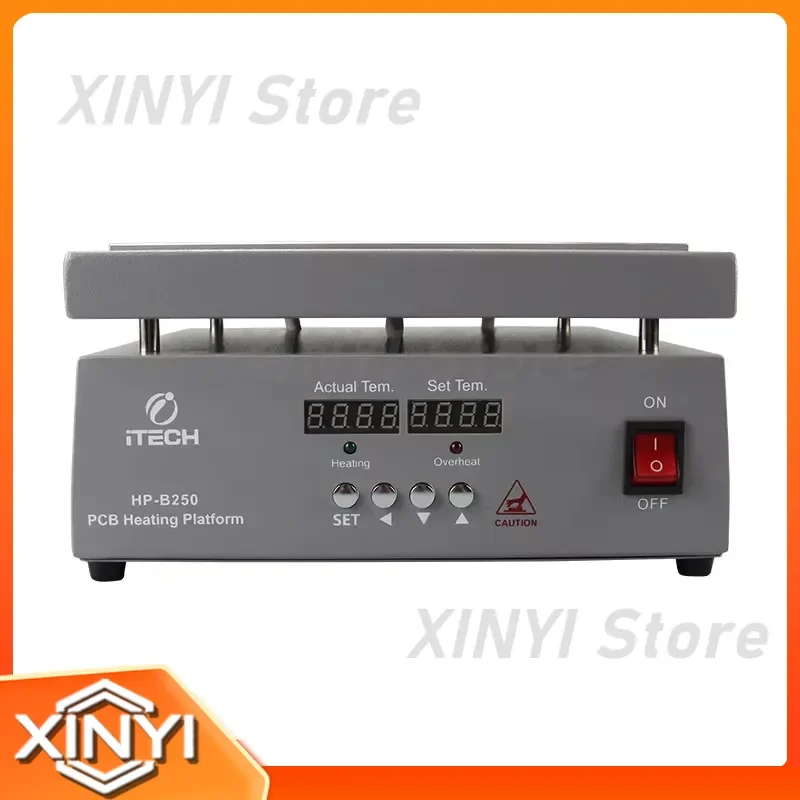 HP-B150 Heating Table Intelligent Digital Constant Temperature 15x15cm for Cellphone Repairs Laboratory Etc Preheating