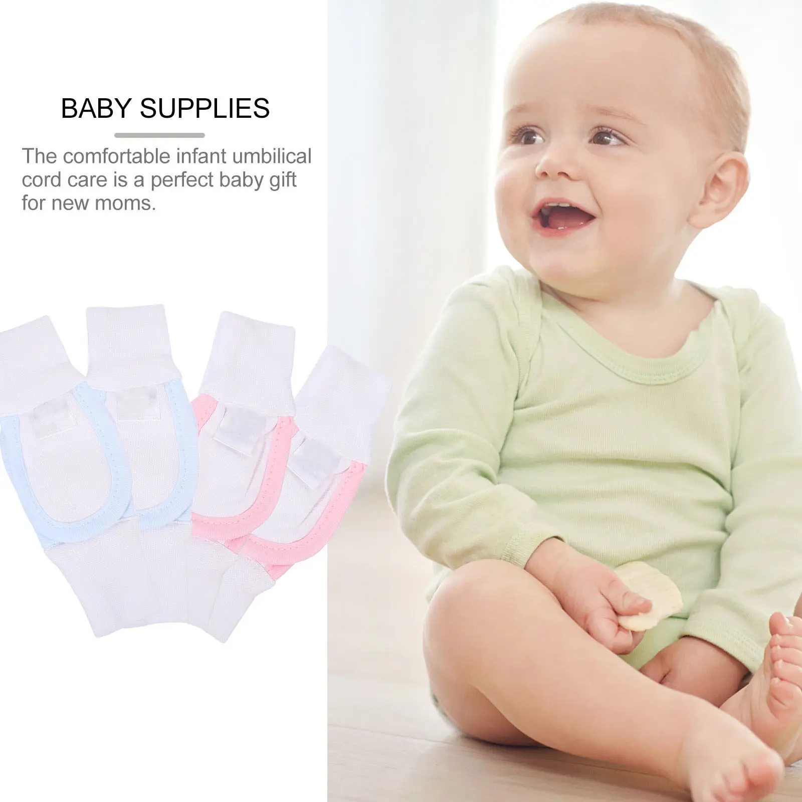 Baby Diaper Fastener Belts 4 Pack Soft Cotton Adjustable Elastic Waistbands for Newborn Infants Toddlers