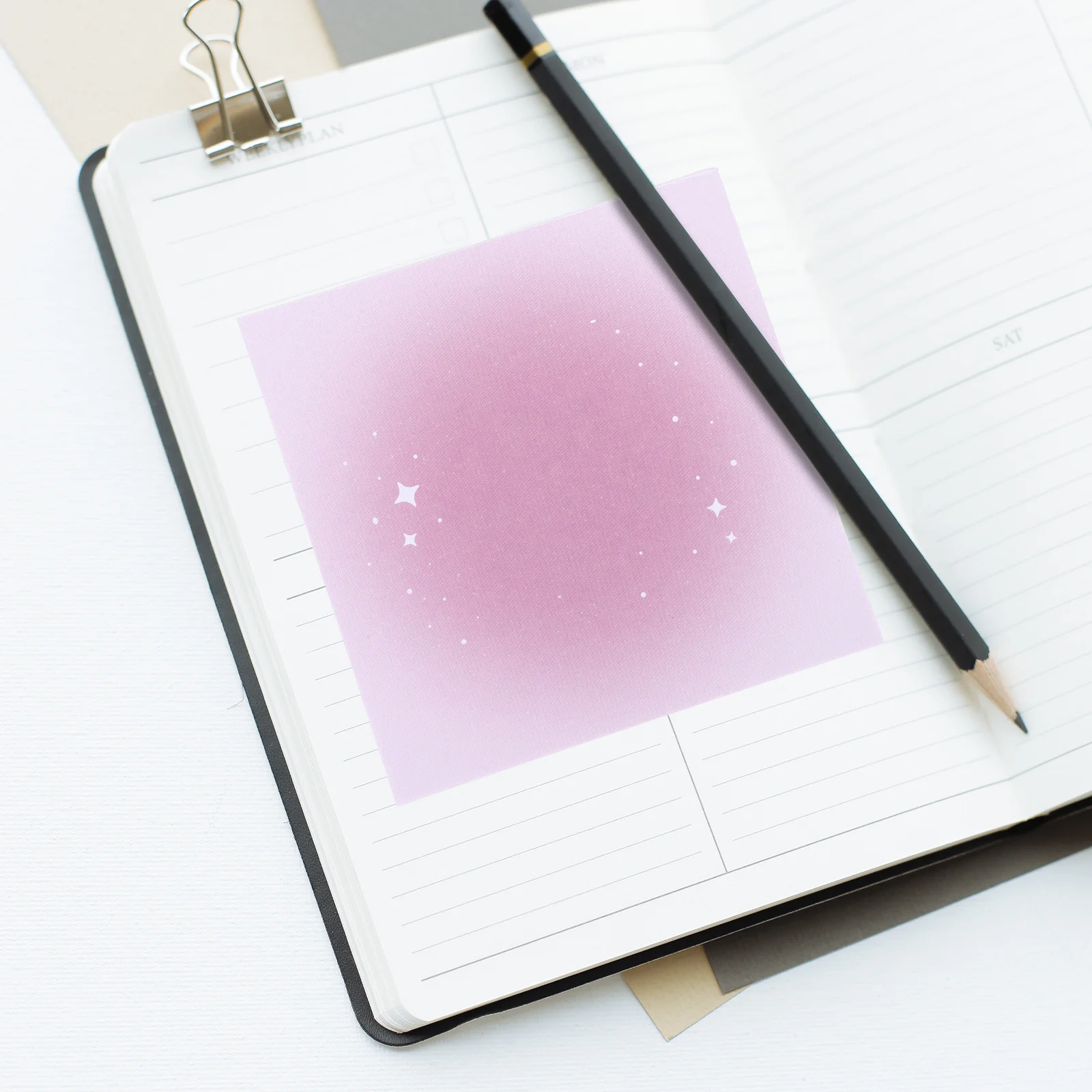 

Cute Memo Pad Thick Paper Smooth Writing Convenient Small Notepad for Daily Plans Message Recording School Must Have