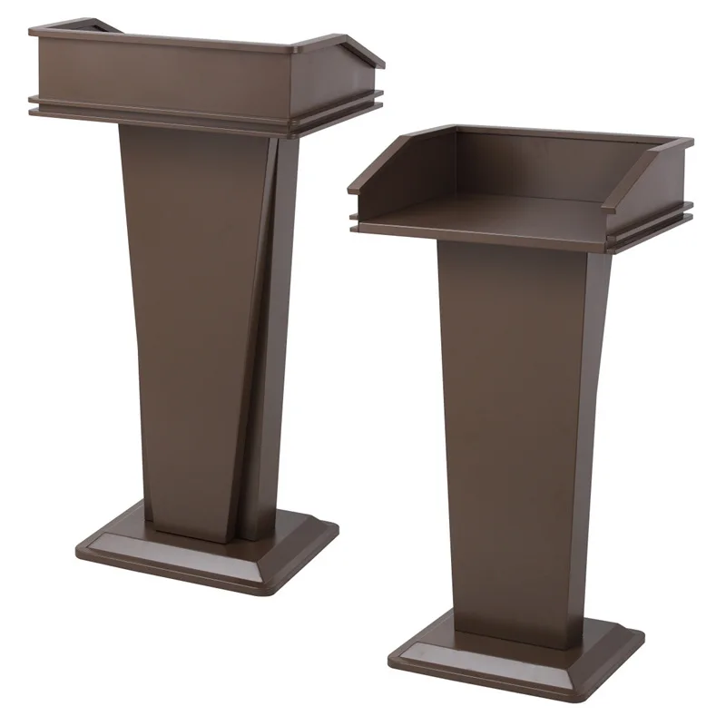 Stainless steel podium, podium, movable podium, table, consultation desk, restaurant welcome desk, company front desk, reception