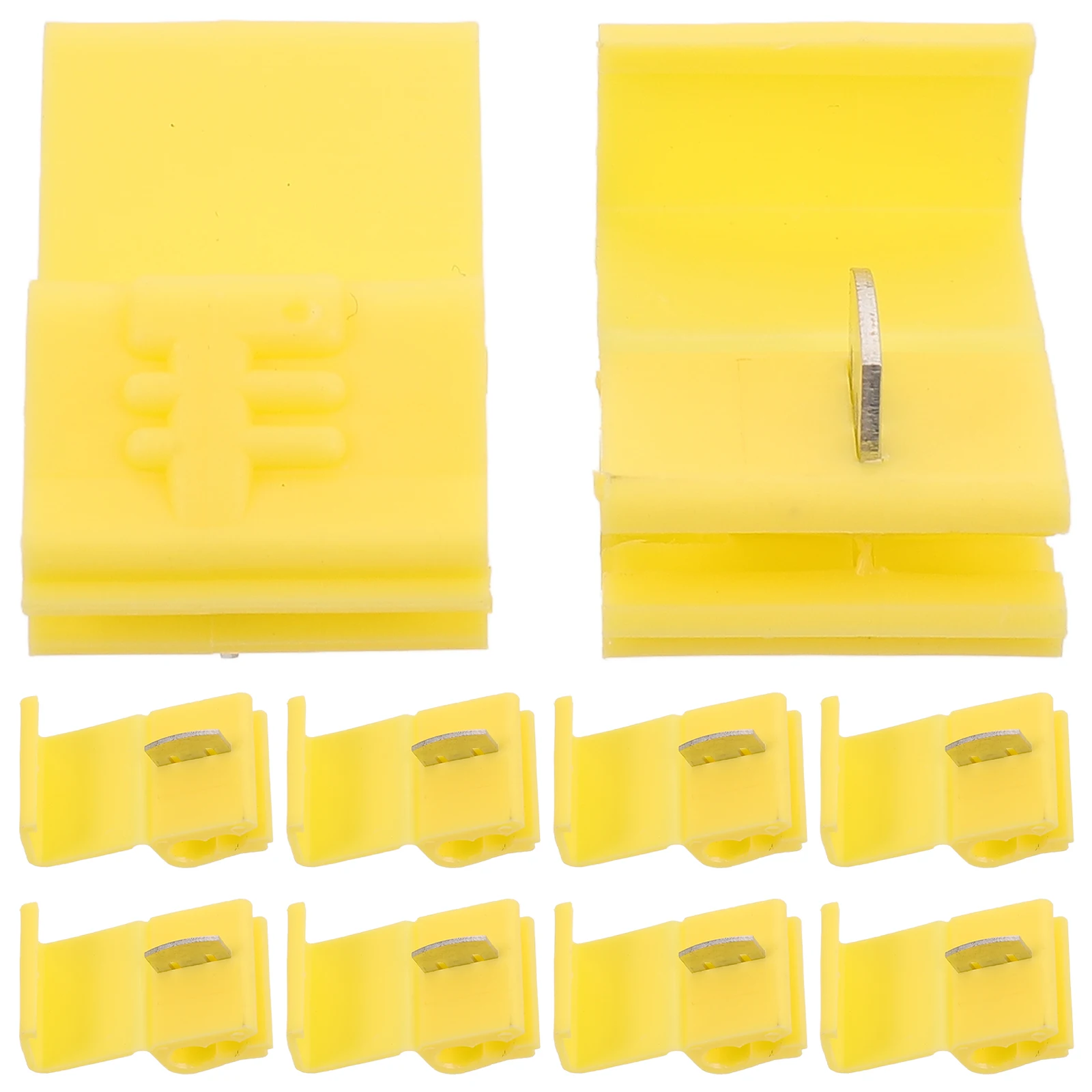 

10pcs Wire Connectors Quick Splice Car Speaker Electric Cable Connector No Strip Durable Plastic Safe Automotive Use