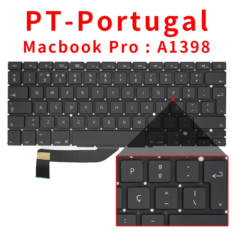 New Laptop Keyboard For Macbook Pro Retina 15