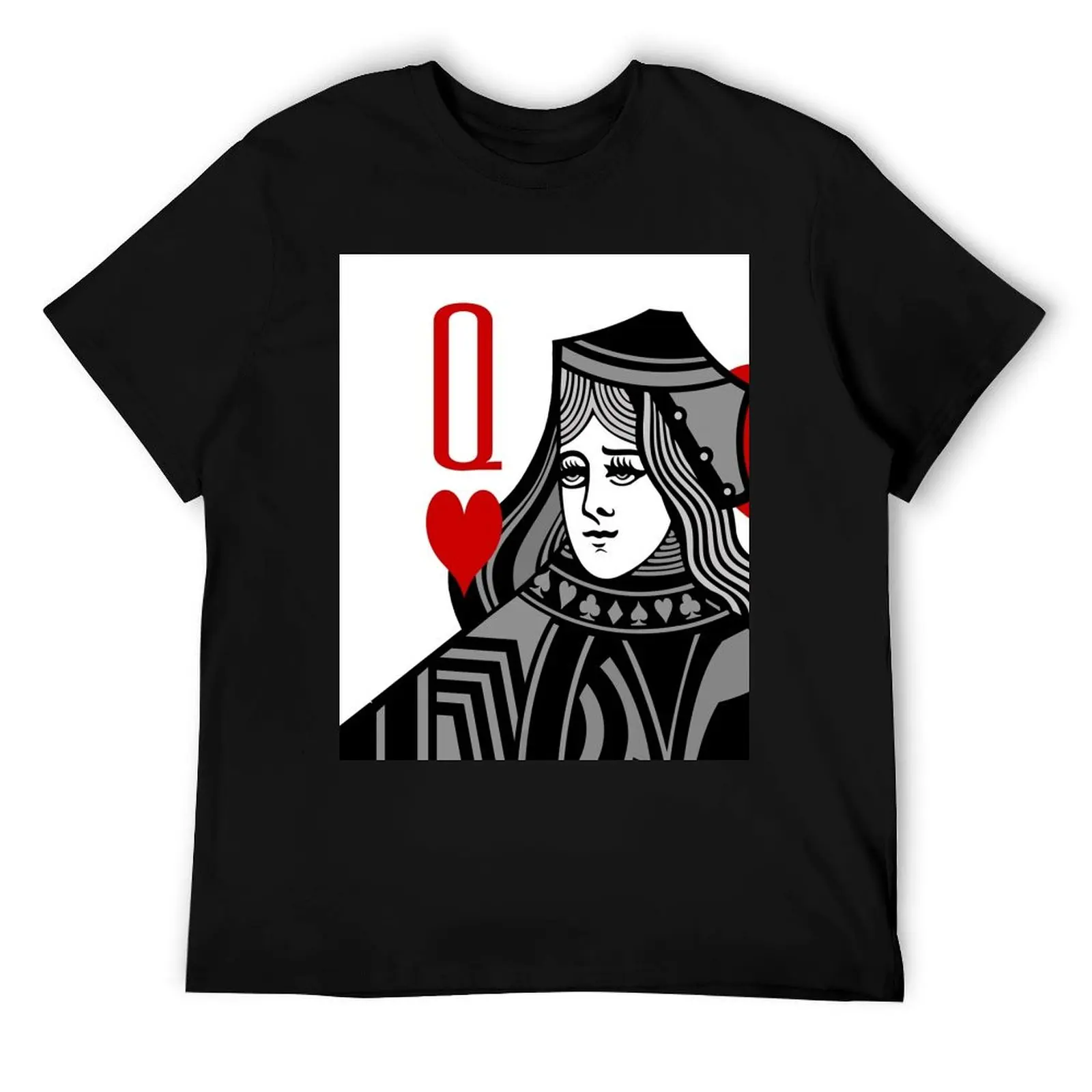 

Queen Of Hearts T-Shirt printed t shirts for man cotton t shirt pack man t shirts high quality luxury brand T-Shirt