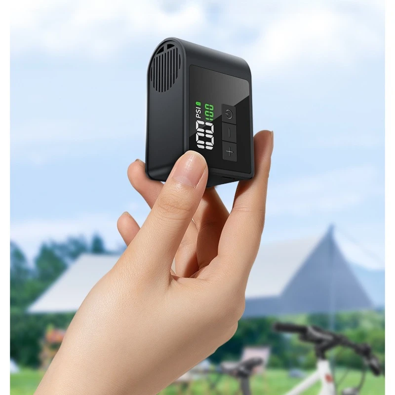

New product self-developed ultra-mini mountain road bicycle air pump riding Ai intelligent portable electric pump
