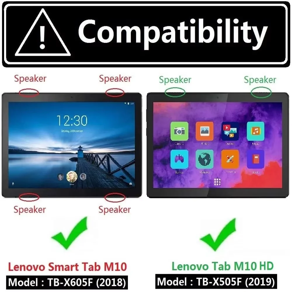 2PCS Tablet Tempered Glass Screen Protector For Lenovo Tab M10 TB-X605F X505F 10.1 Inch Anti Scratch Bubble Free Protective Film