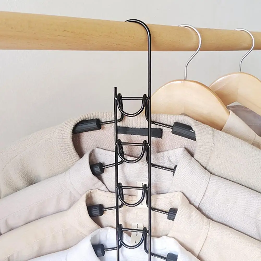 Clothes Hanger Organizer Space-saving Closet Organizers Multi-layer Clothing Hangers for Shirts Dresses Sweaters for Clothes