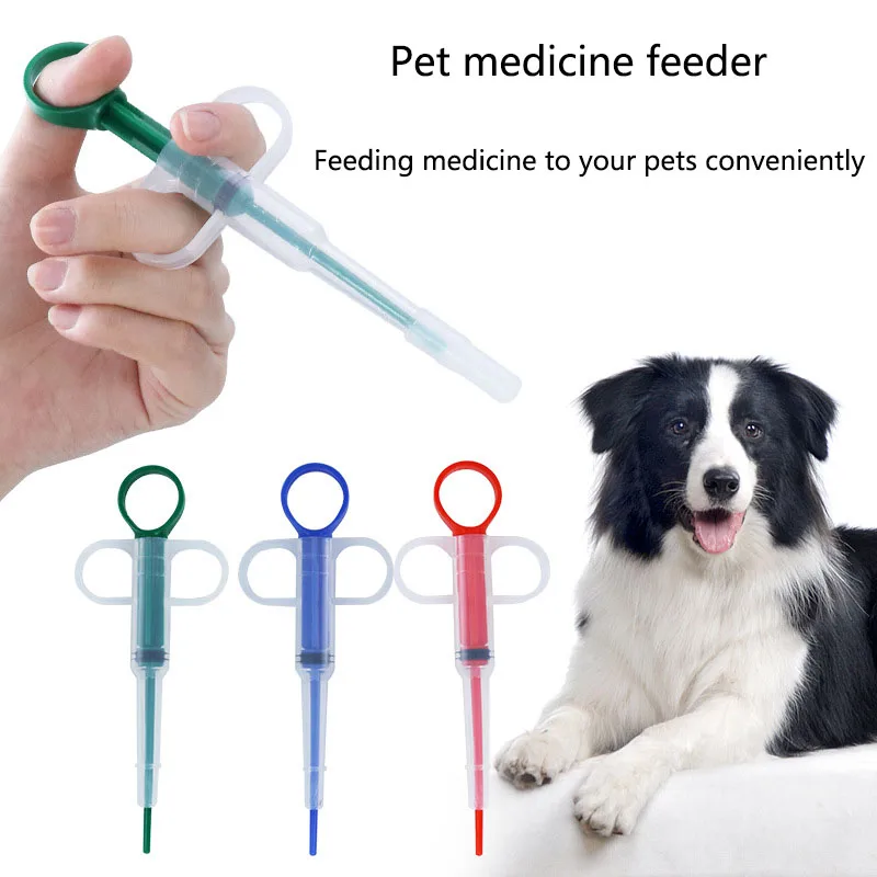 Nueva jeringa de alimentación para mascotas, segura, de silicona, cómoda, para alimentación de gatos, palo medicinal, rocío, jeringa medicinal líquida, suministros para mascotas