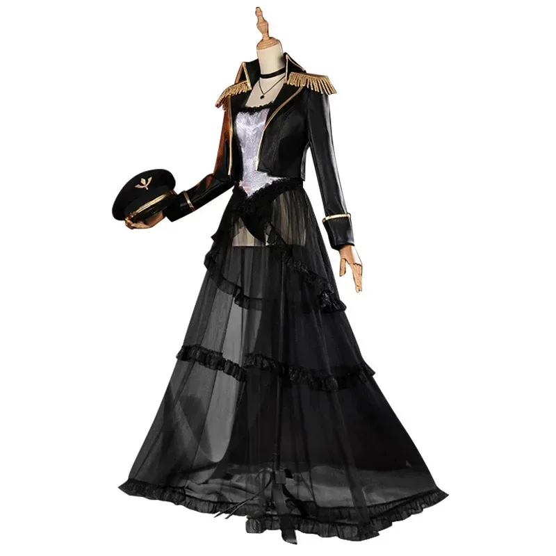 CyMy Dress-Up Darling Cosplay Kitagawa Marin Military Uniform Sexy Black Lobelia Neo Cosplay Sono Bisque Doll Wa Koi Wo Suru