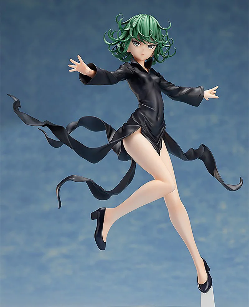 Anime One Punch Man Senritsu Shuddering Tatsumaki Action Figure Collectable Model Toys For Christmas Gifts 23cm