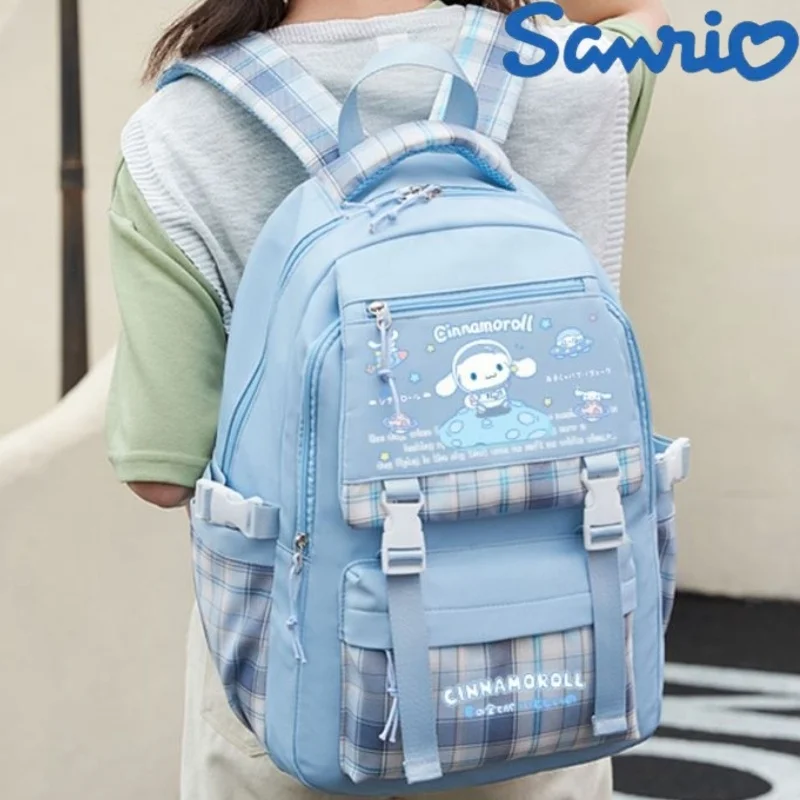 

Sanrio Cinnamoroll Babycinnamoroll Cute Spine Protection Schoolbag Primary School Girls Larget Backpack Waterproof Bags