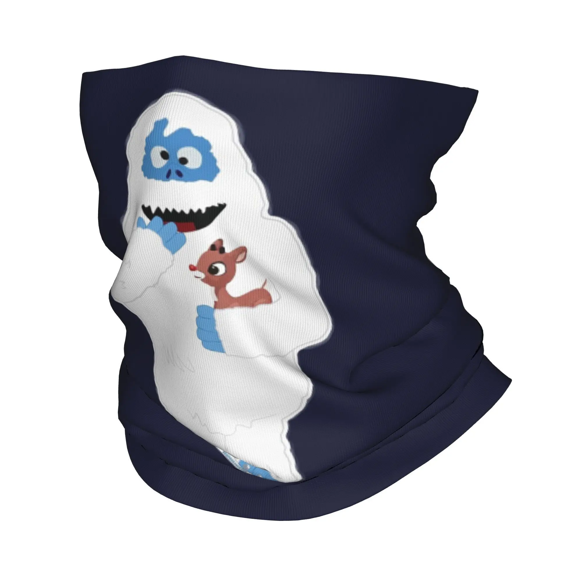 عيد الميلاد رجل الثلج البغيض مع رودولف باندانا الرقبة الجراب مطبوعة التفاف وشاح متعدد الاستخدام ركوب الدراجات وشاح الجري