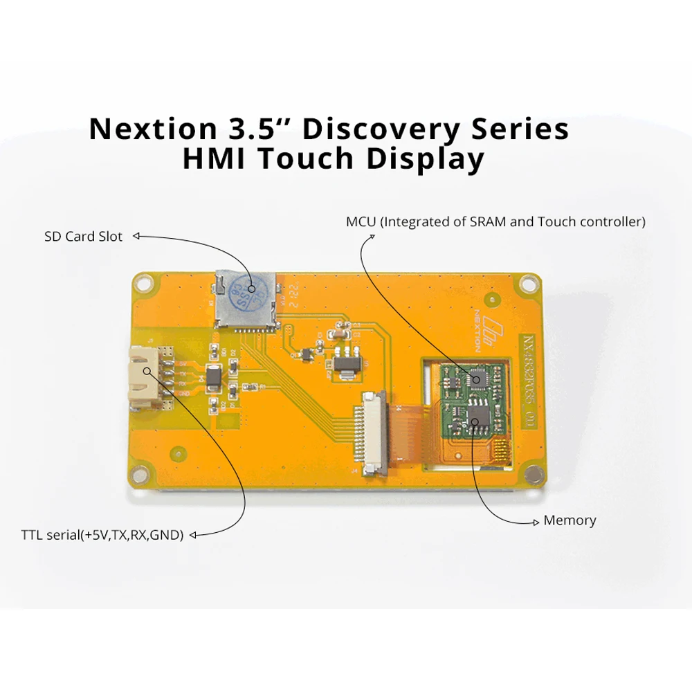 Nextion 3.5인치 TFT LCD 디스커버리 시리즈 HMI 터치 디스플레이 NX4832F035