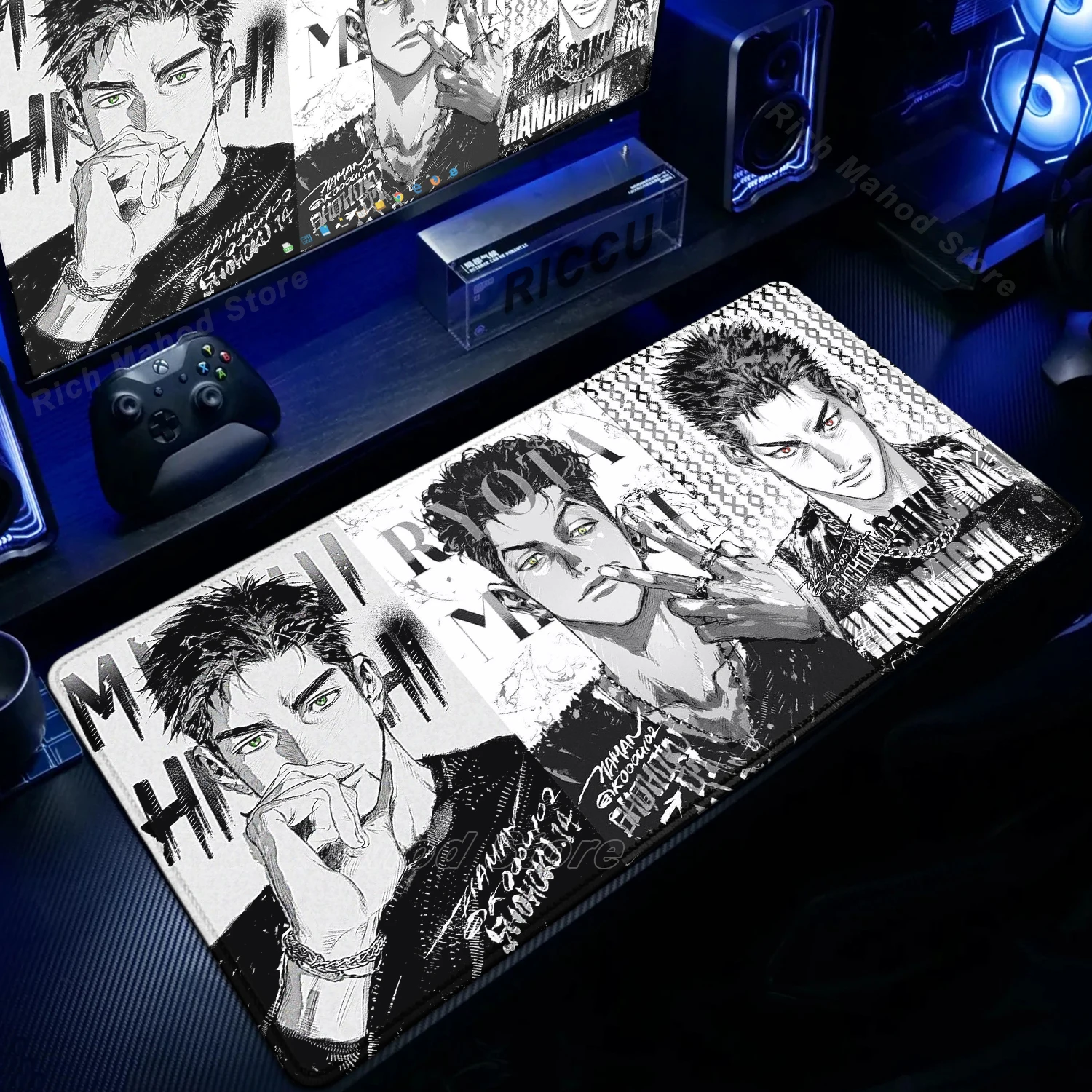 

Manga Desk Mat Gamer Mousepad Anime Slam Dunk Pc Mouse Pad Office Deskpad Large Gaming Mouse Mat XXL Computer Non-slip Tablemat