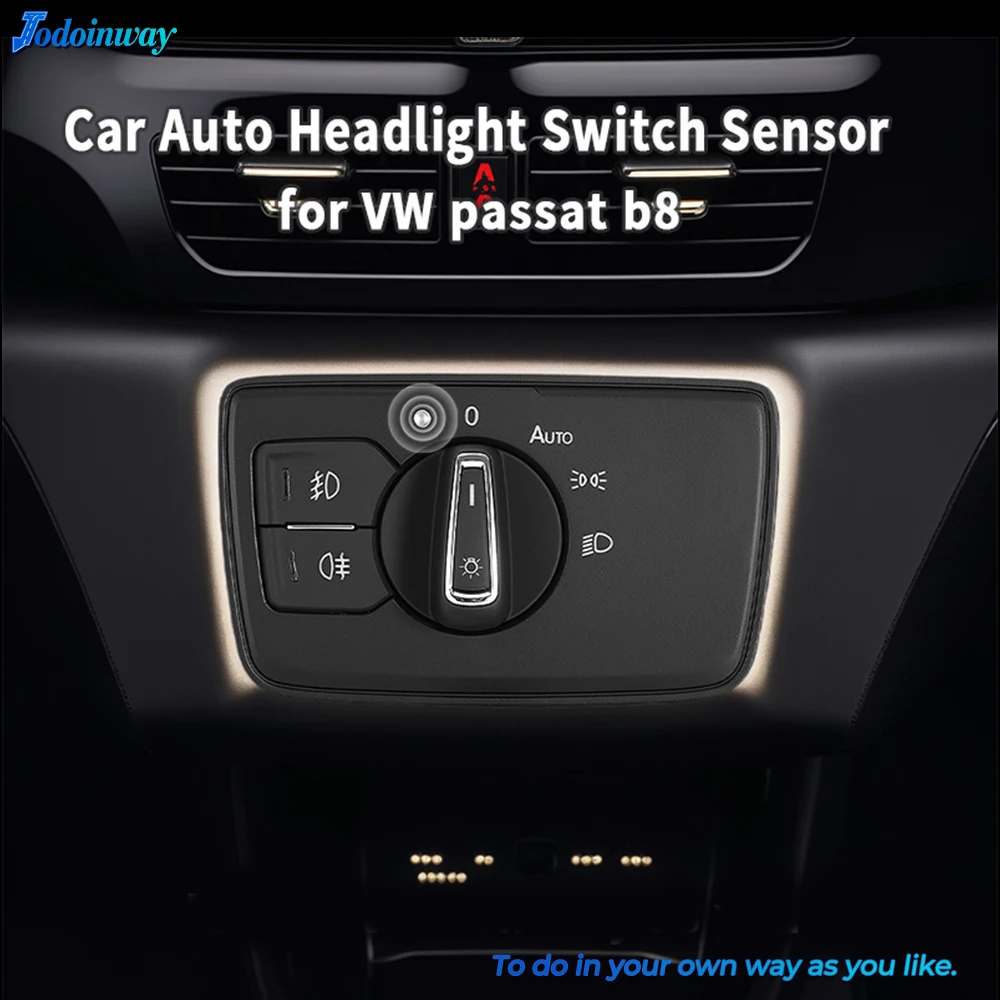 AUTO Headlight Switch Button Sensor Fog light Beam Module Coming Leaving Home for VW Passat b8 2017 2018 2019 Accessories
