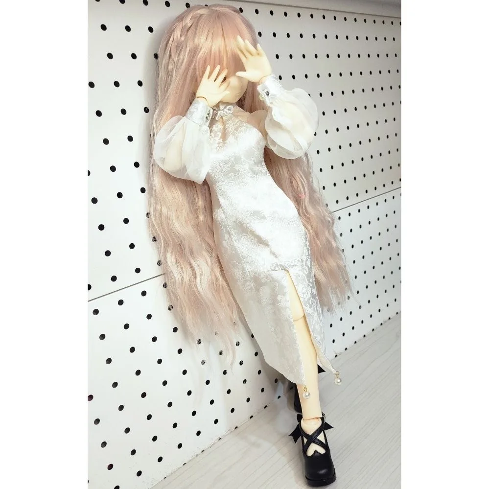 

Doll Shoes Rabbit White Moonlight Improved Cheongsam 1/4 1/3 BJD Doll Dress