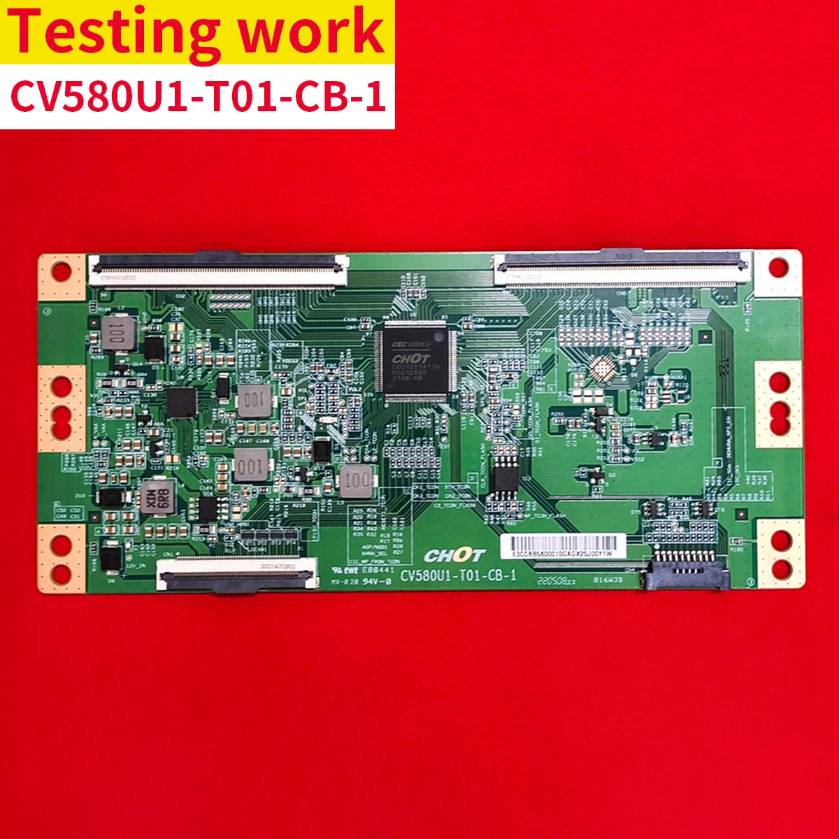 CV580U1-T01-CB-1 T-CON Board For 58'' 58-inch TV Good Working and Original Logic Board CV580U1 T01 CB 1 96pins