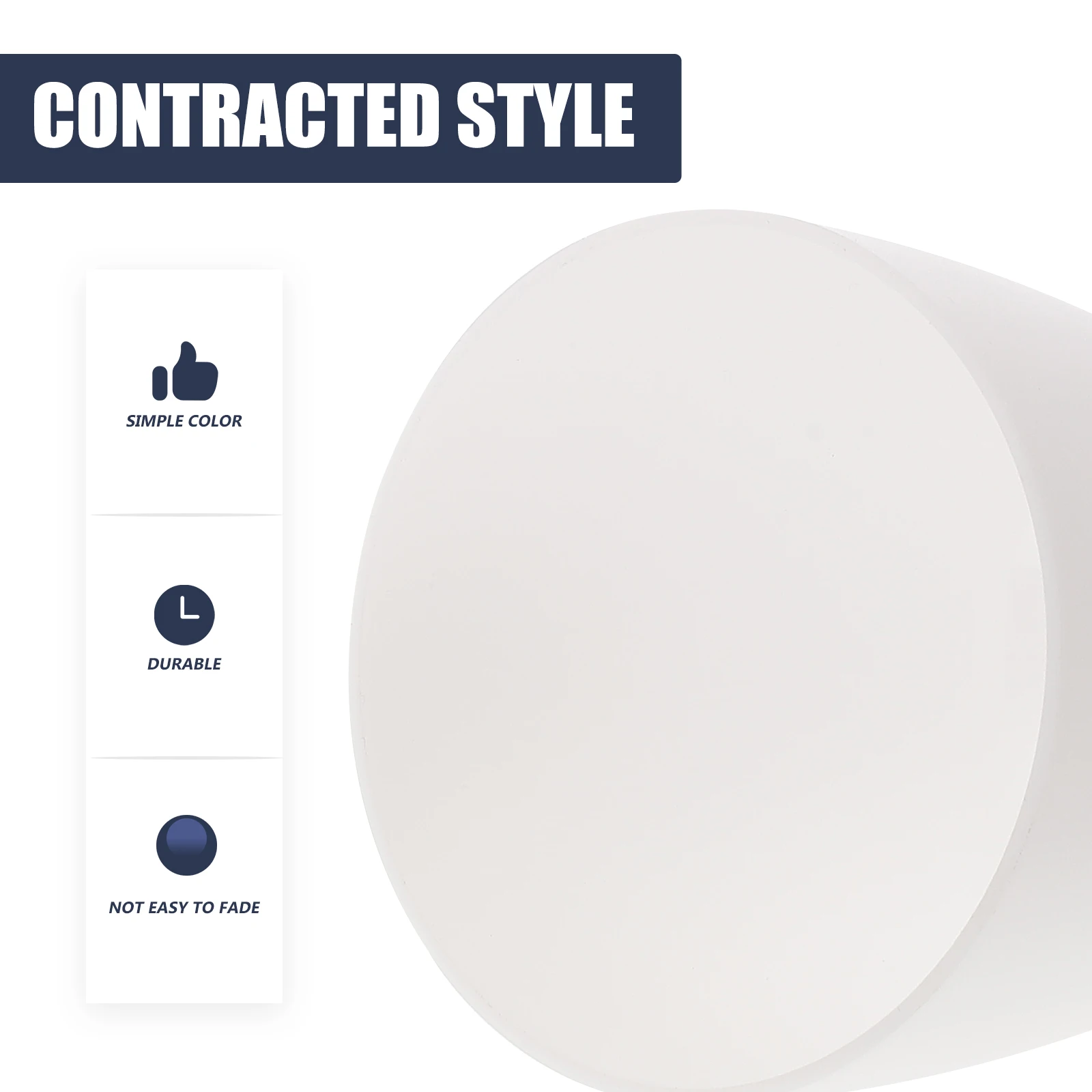

4pcs Plastic Lampshade White Simple Cover Home Accessory Replacement Parts for Table Lamp Chandelier Lighting Decor