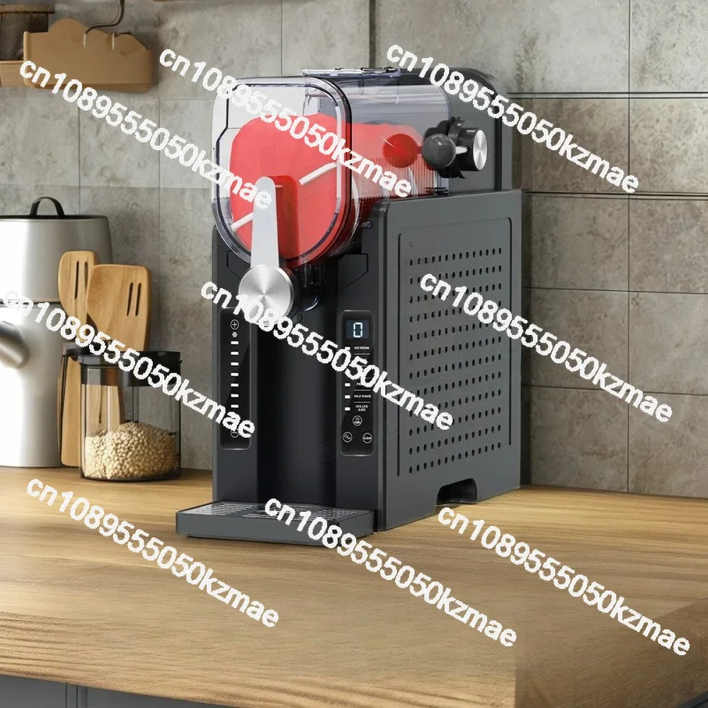 2L Commercial Stainless Steel Ice Cream Maker Machine | Automatic Slushie & Frozen Yogurt Maker | Dual Use for Home