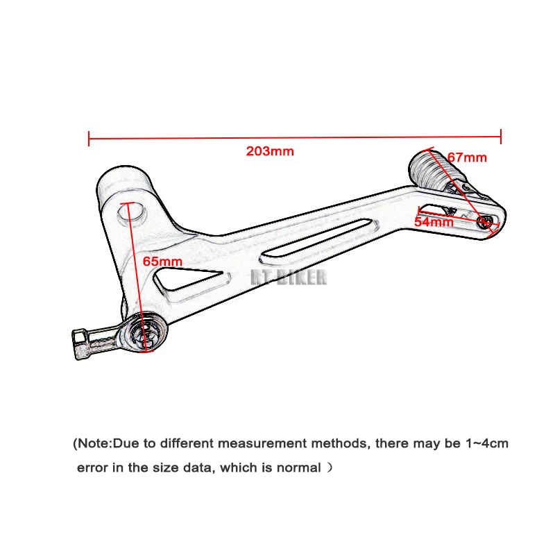 لسوزوكي فولت ستروم DL1000 DL1050 DL 1050XT DL1050XT 2014-2024 2023 دراجة نارية قابل للتعديل للطي والعتاد شيفتر التحول دواسة رافعة #6
