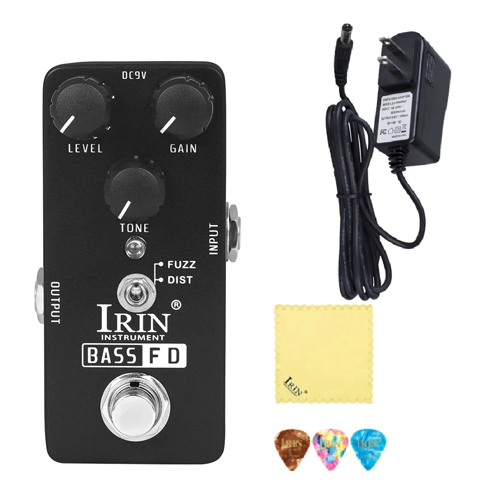 

IRIN RS-22 BASS FD Guitar Effect Pedal Bass Fuzz Effects Full Gain Madness True Bypass Pedals Guitar Accessories Parts