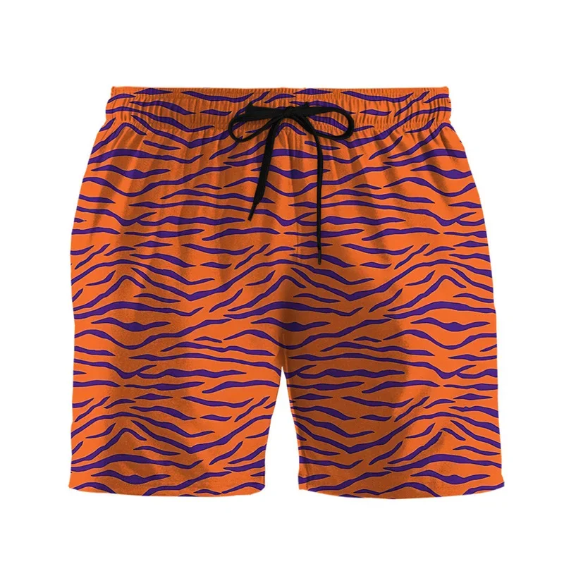 Animal 3d Print Skin Short Pants for Men Tiger Snake Zebra Graphic Summer Outdoor Cool Street Beach Shorts Sports Swim Trunks