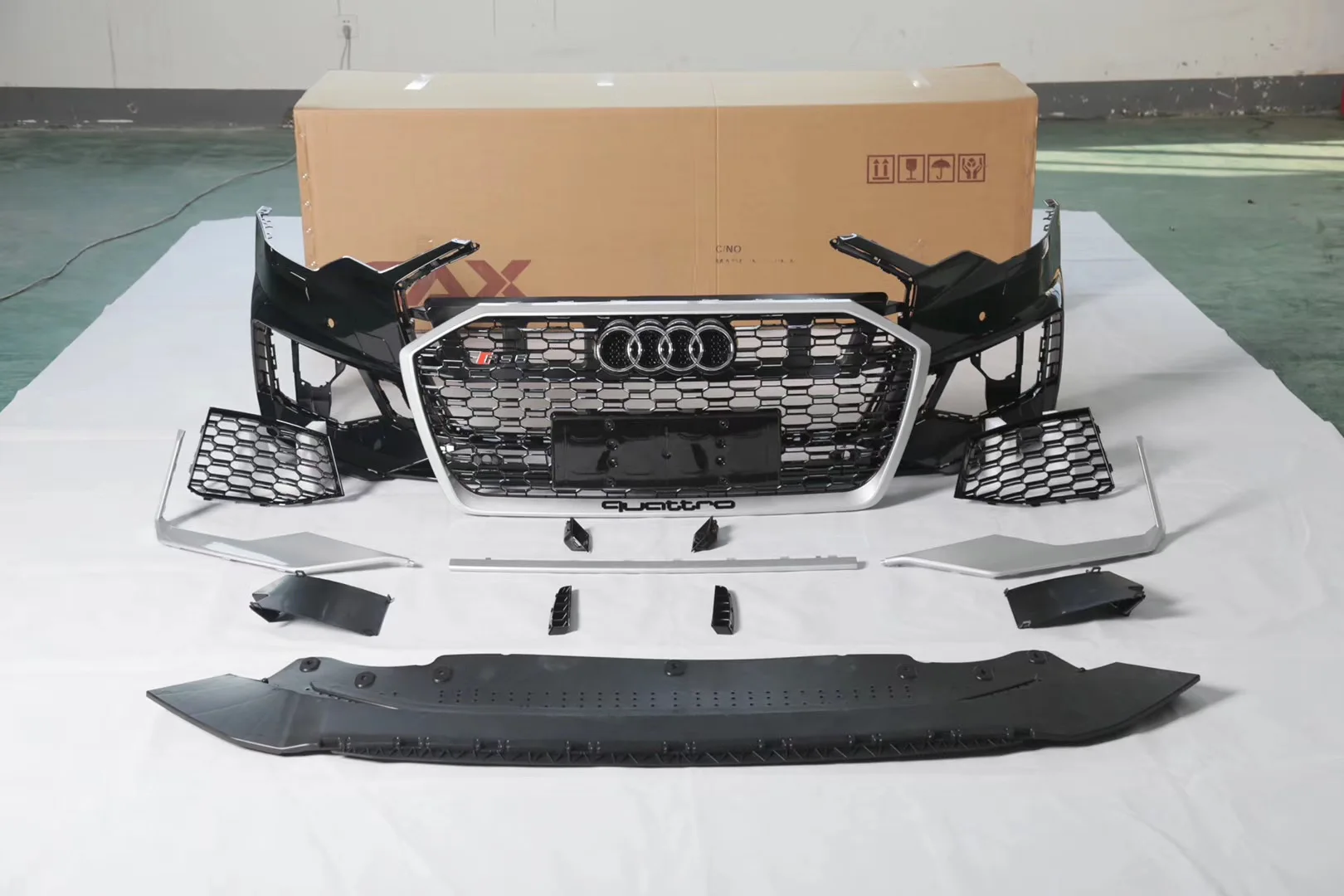 A6 RS6 bumper facelift PP front body kit Front bumper for audis A6 2019-2021