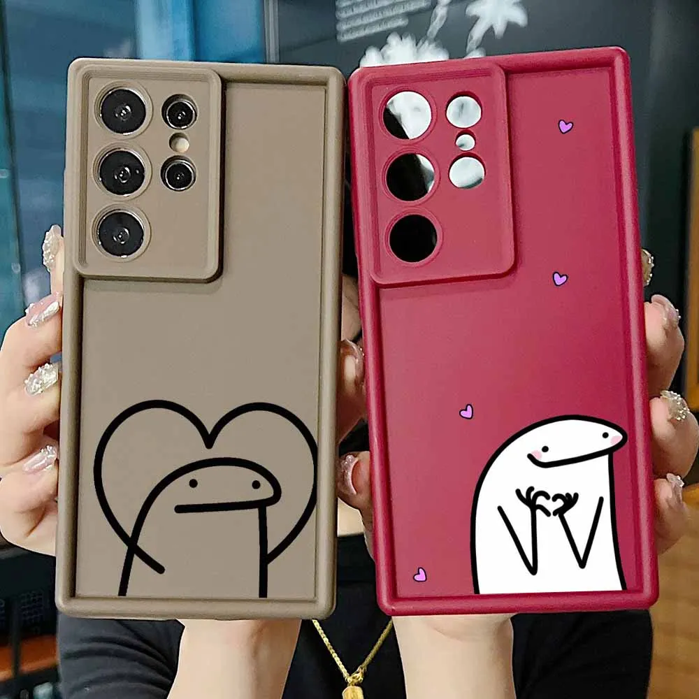 جديد بسيط خط أنيمي ل POCO X3 X4 X5 X6 X7 M3 M4 M6 F4 F5 F6 C31 C50 C51 C61 C65 C75 C55 زائد العين سلم جراب هاتف #3