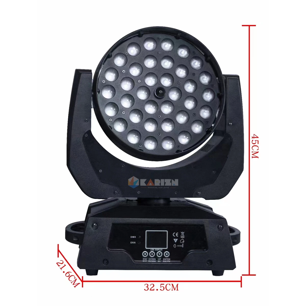 0 Tax 1Pcs LED Screen Led Wash Zoom 36x18W Rgbw Moving Head Light LED Screen Zoom Wash Moving Head  Light Dmx