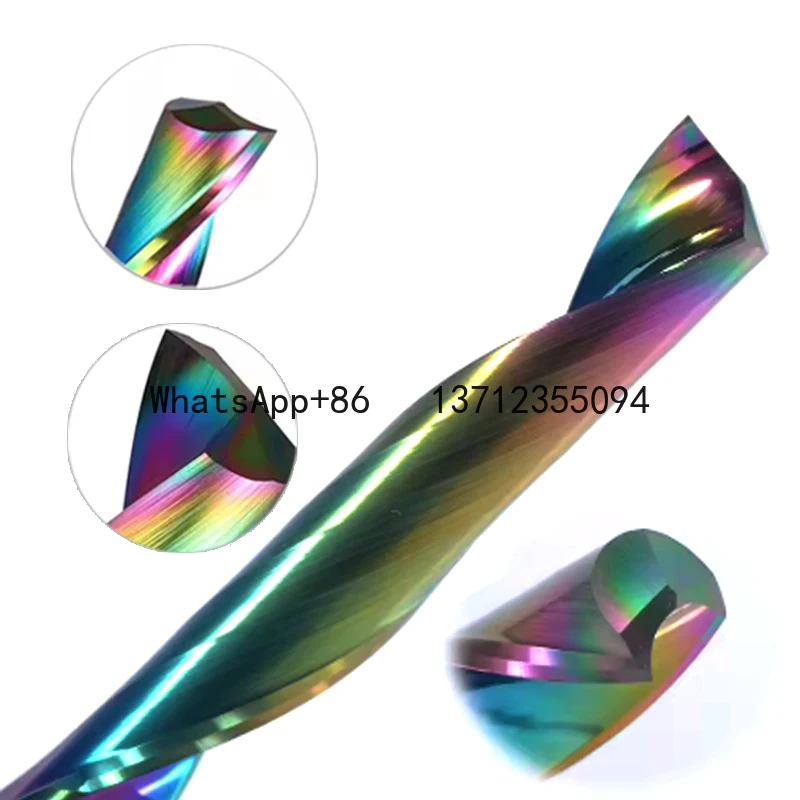 

1pc AAAAA single flute Carbide spiral end mill 3.175 ,4 ,5 ,6mm aluminum mill CNC 3D engraving woodworking Acrylic DLC Coating