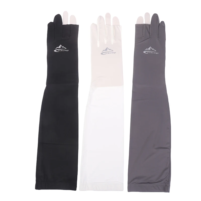 UV Solar Arm Sleeves Cycling Gloves Hand Long Sleeves Driving Arm Cover Summer Cool Muff Sun Protection