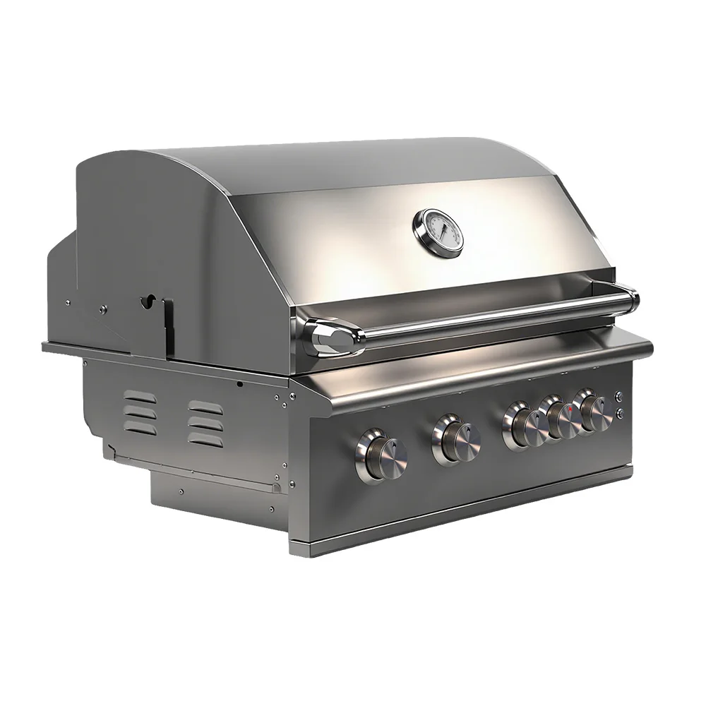 Heavy-duty Luxury High-end Built-in Super Concrete SS Propane Stainless Steel Outdoor House Garden Backyard Gas LPG NG BBQ Grill