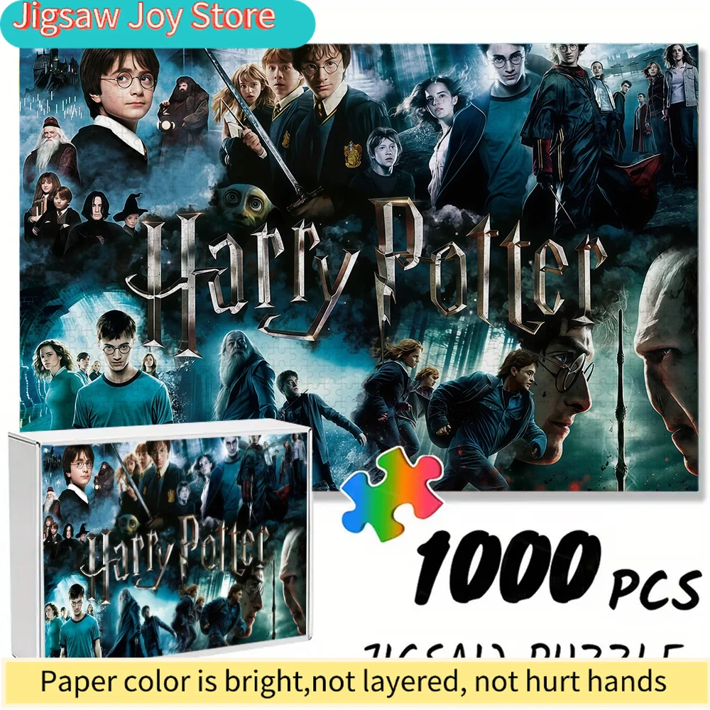 

Пазлы Warner Bros. Seamless Puzzles Z10.1-59, коллекция с изображениями различных персонажей Гарри Поттера — прочные, толстые пазлы, идеально подходящие для игры.