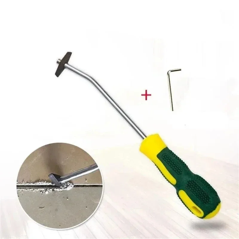 Heavy Duty Tungsten Steel Tile Grout Remover Replaceable Drill Bit Gap Cleaner for Floor Wall Seam Cement Cleaning Hand Tool Use