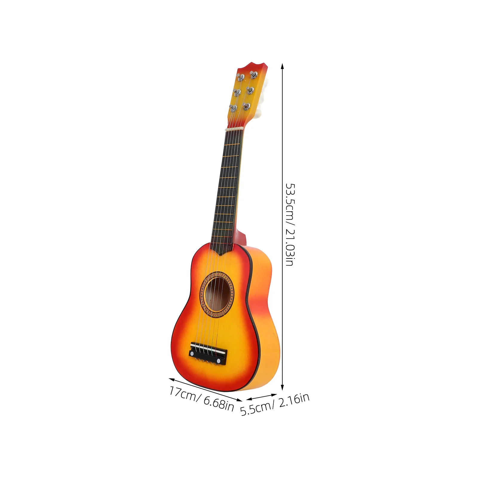 Guitar Children's Toy Kids Simulation Wooden Musical Plaything Instrument For Beginner Preschool