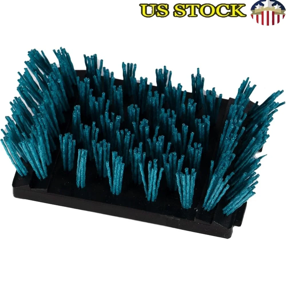 

Replacement Grill Brush Head Durable Nylon Bristles 5X Thicker Grit-Infused Cleaning Tool Safe All Grill Types