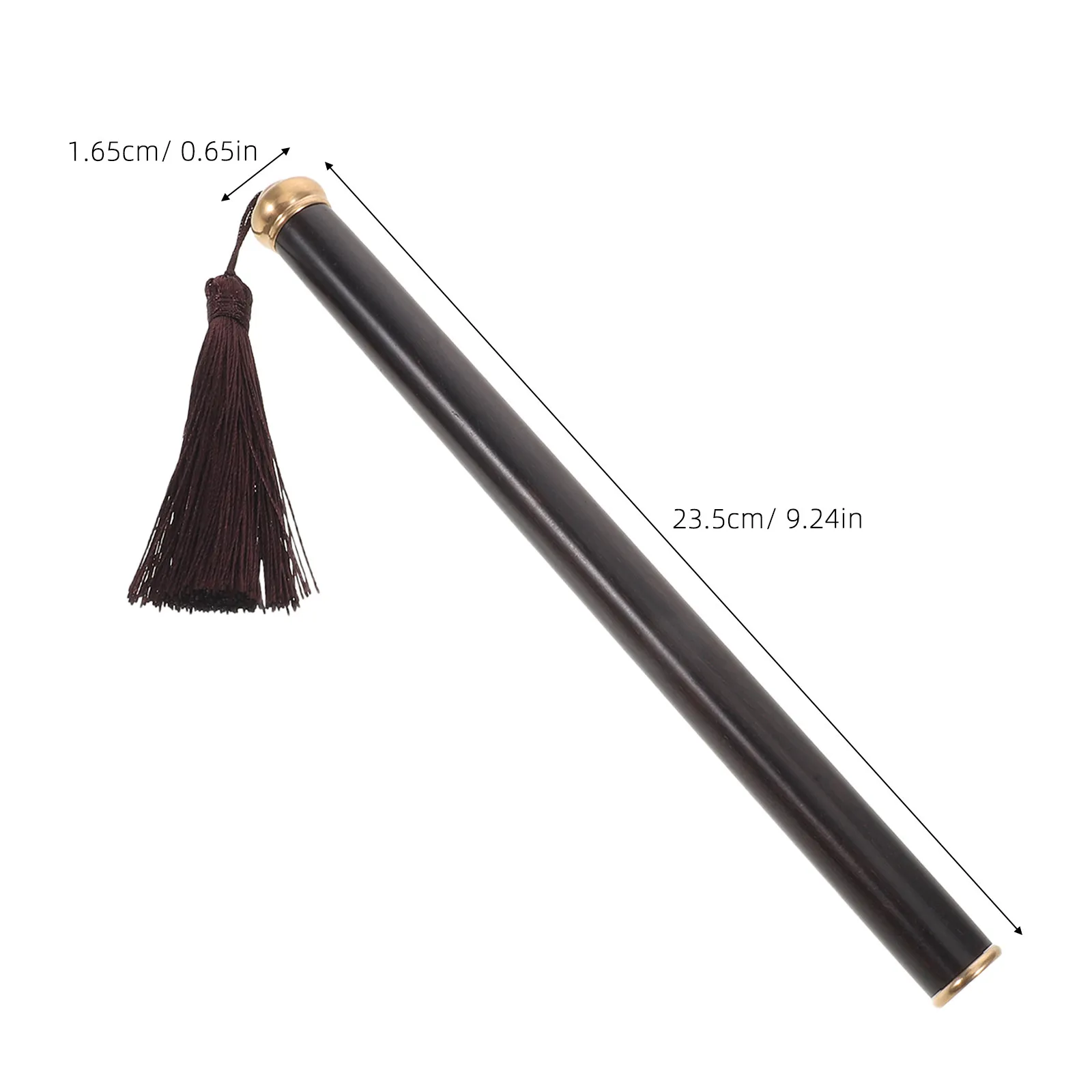 Picture 6: Wood Incense Stick Holder Box 9.2x0.65x0.65 Solid Wood Incense Storage Tube Stopper Tassel for Yoga Aromatherapy Meditation