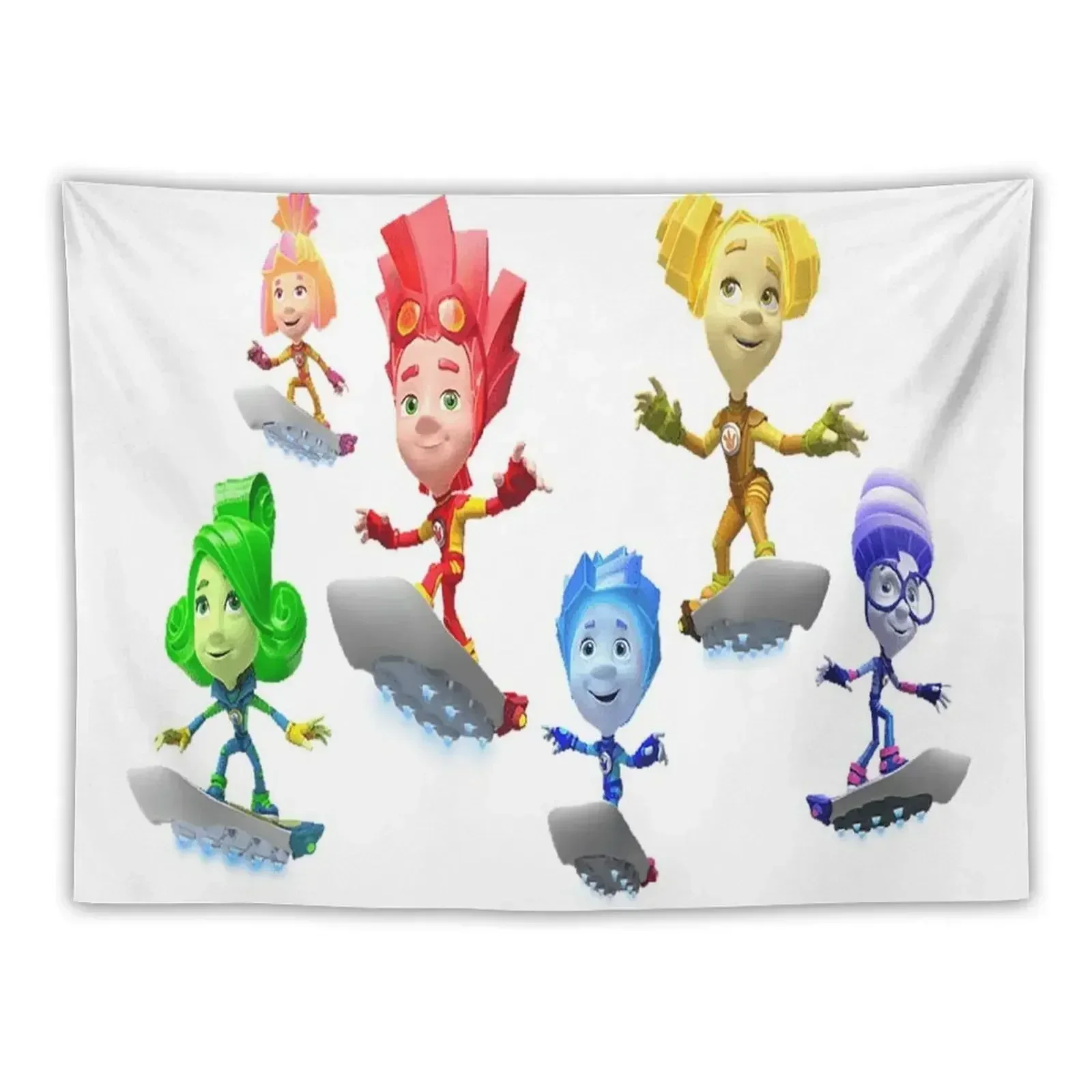 

Cartoon the fixies Tapestry Decorations For Your Bedroom Korean Room Decor Room Ornaments Room Decoration Korean Style Tapestry