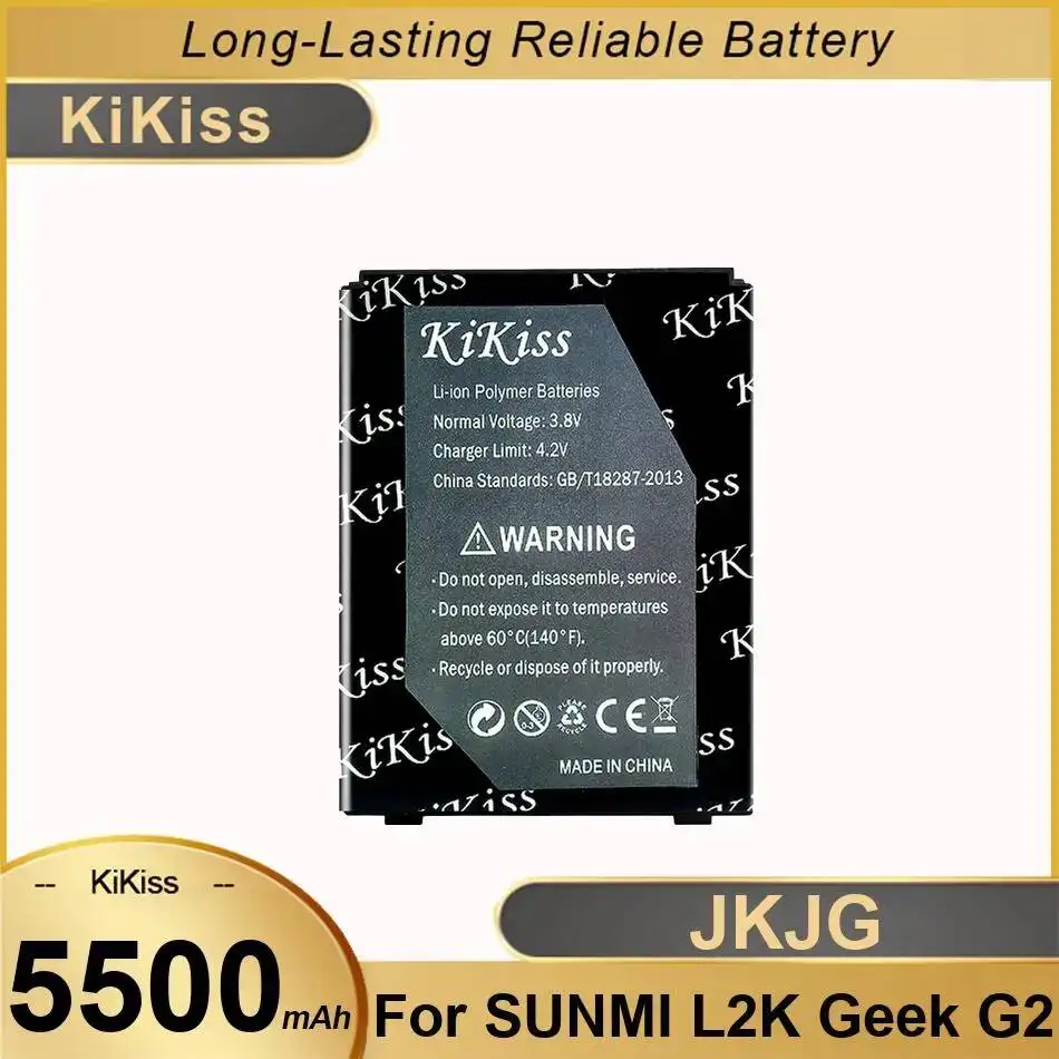 

Jkjg Data Collector Pda Батарея для Sunmi L2K Geek G2 5500 мАч Легкая замена премиум-класса