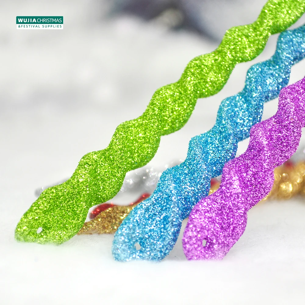 12pcs Christmas Simulation Icicles Decoration Xmas Tree Hanging Ornaments Colorful Fake Ice Winter Party New Year Decor Supplies