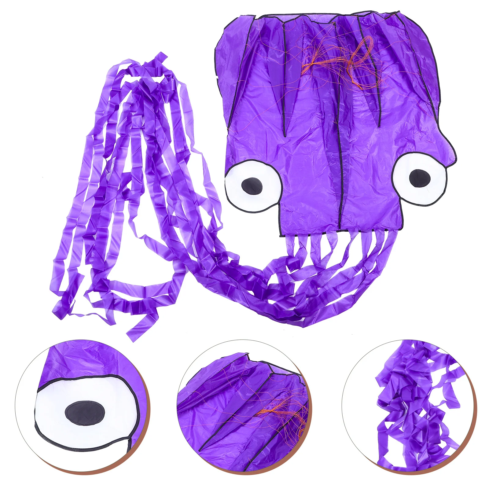 

Colorful Octopus Kite Cloth Material Outdoor Flying Giant Long Tail Kite for Park Cartoon Kites,