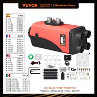 VEVOR 8KW 12V Diesel Air Heater with Silencer Remote Control 10 L Fuel Tank for Car RV SUV Trailer Truck Various Diesel Vehicles