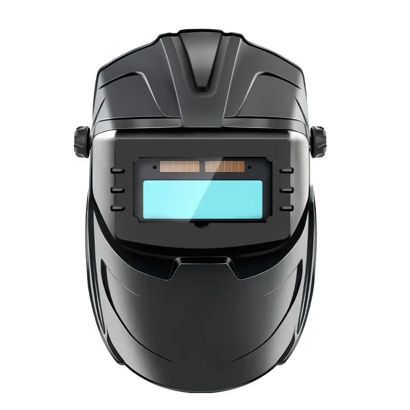 Automatic dimming true color welding protective face shield, full-face lightweight argon arc welding glasses and cap