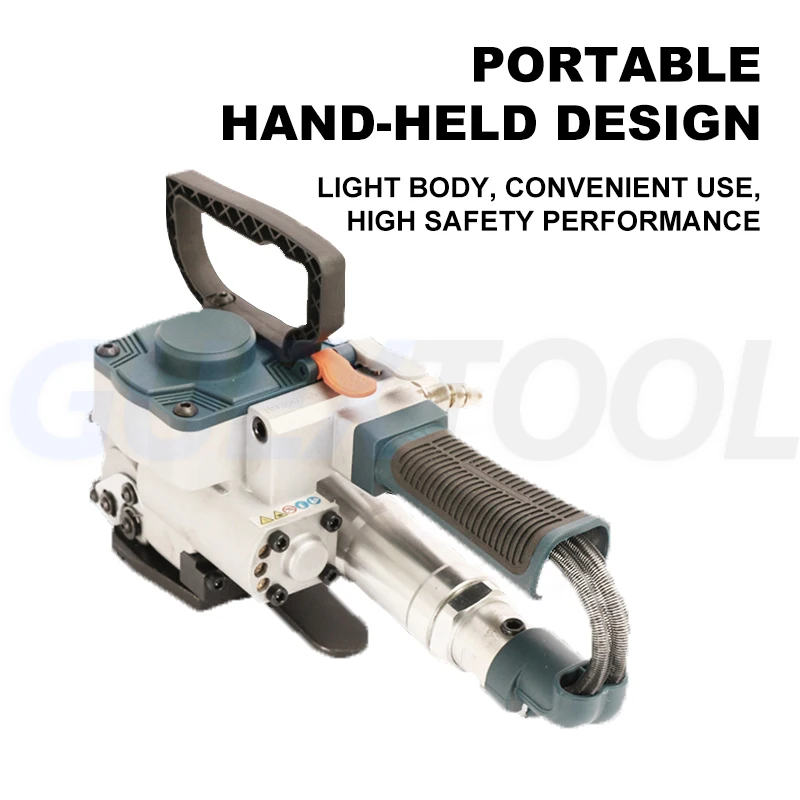B19 Handheld Pneumatic Strapping Machine Poly Wrapping Machine Pallet Banding Machine 13-19mm PET Belt Hot Melt Bundling Machine